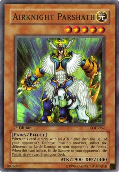 Airknight Parshath Legacy of Darkness Yu-Gi-Oh! card