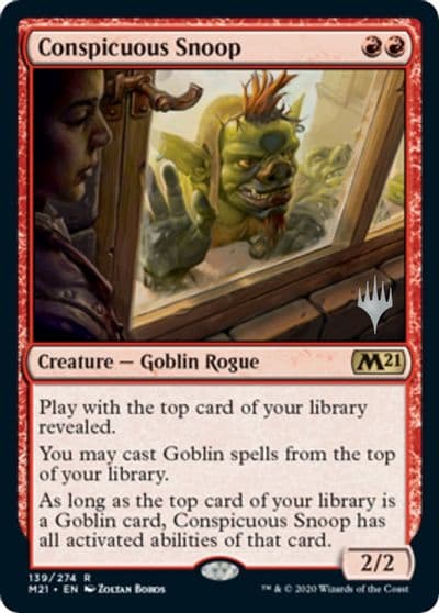 Conspicuous Snoop Promo Pack: Core Set 2021 Magic card