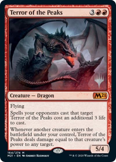 Terror of the Peaks Promo Pack: Core Set 2021 Magic card