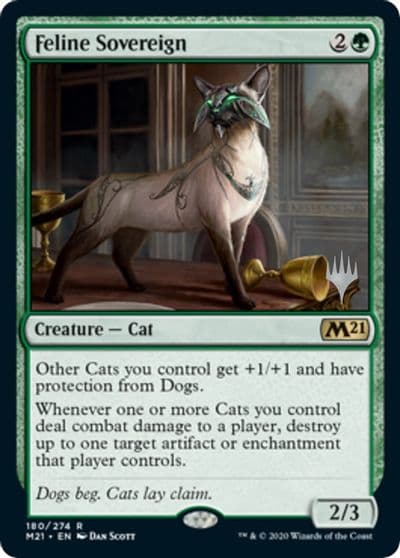 Feline Sovereign Promo Pack: Core Set 2021 Magic card