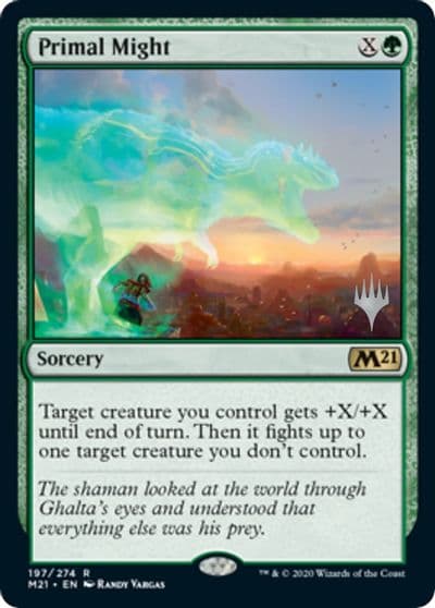 Primal Might Promo Pack: Core Set 2021 Magic card