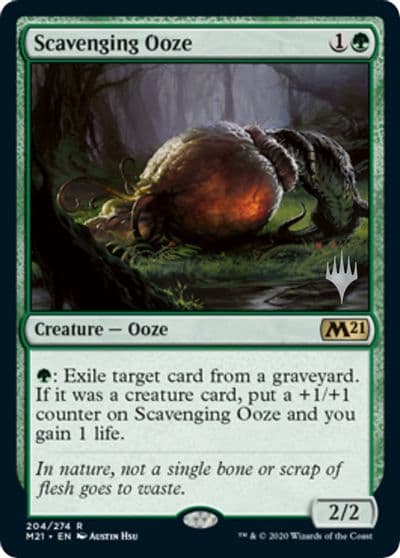 Scavenging Ooze Promo Pack: Core Set 2021 Magic card