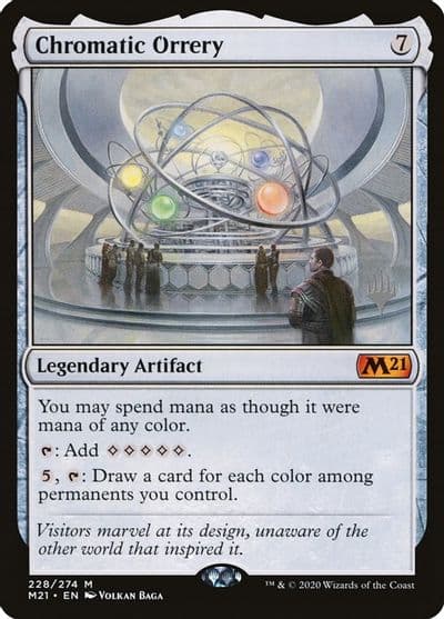 Chromatic Orrery Promo Pack: Core Set 2021 Magic card