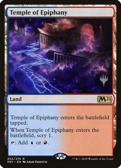 Temple of Epiphany Promo Pack: Core Set 2021 Magic card