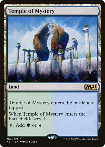Temple of Mystery Promo Pack: Core Set 2021 Magic card