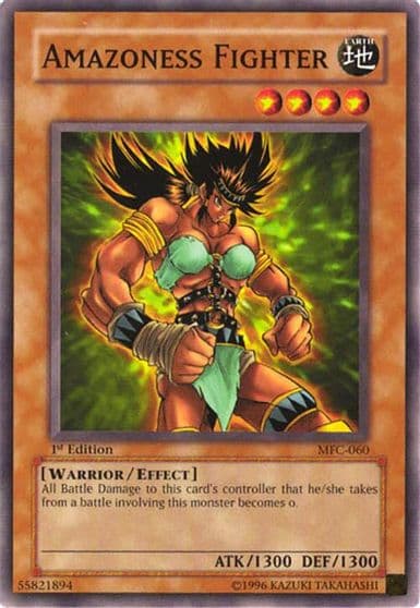 Amazoness Fighter Magician's Force Yu-Gi-Oh! card