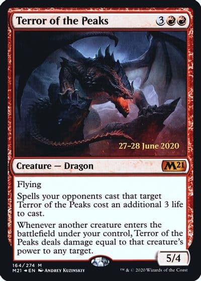 Terror of the Peaks M21 Prerelease Cards Magic card