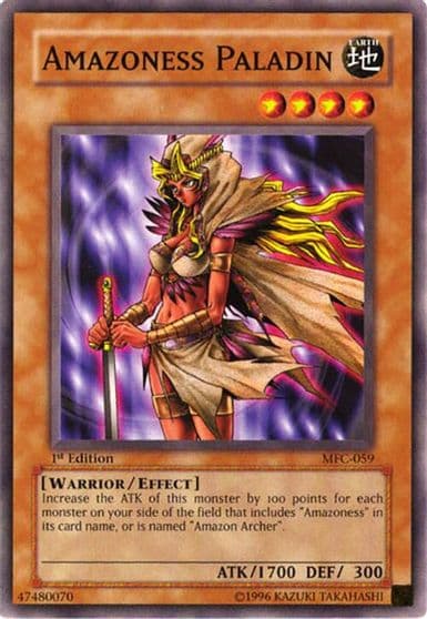 Amazoness Paladin Magician's Force Yu-Gi-Oh! card