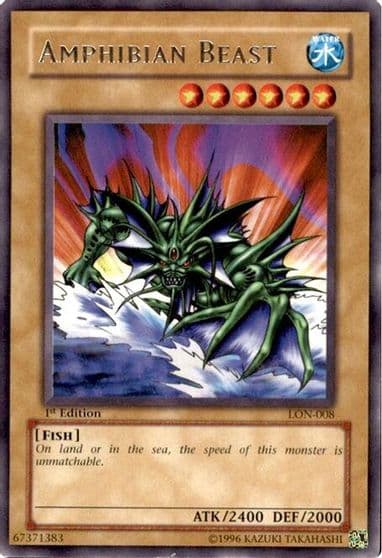 Amphibian Beast Labyrinth of Nightmare Yu-Gi-Oh! card