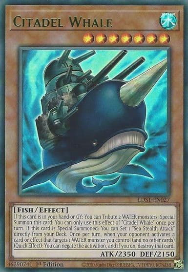 Citadel Whale Green Legendary Duelists: Season 1 Yu-Gi-Oh! card