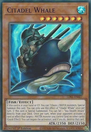 Citadel Whale Purple Legendary Duelists: Season 1 Yu-Gi-Oh! card