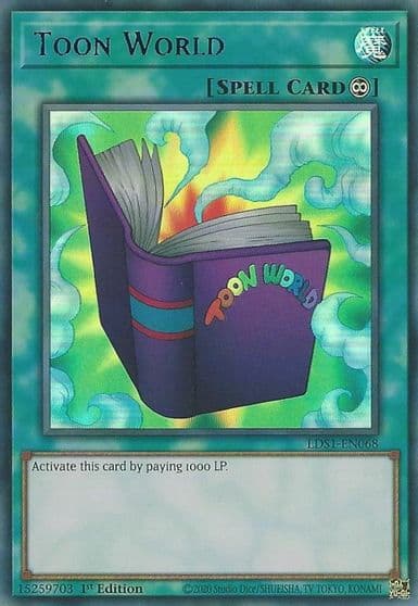 Toon World Blue Legendary Duelists: Season 1 Yu-Gi-Oh! card