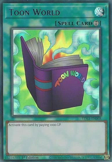 Toon World Purple Legendary Duelists: Season 1 Yu-Gi-Oh! card