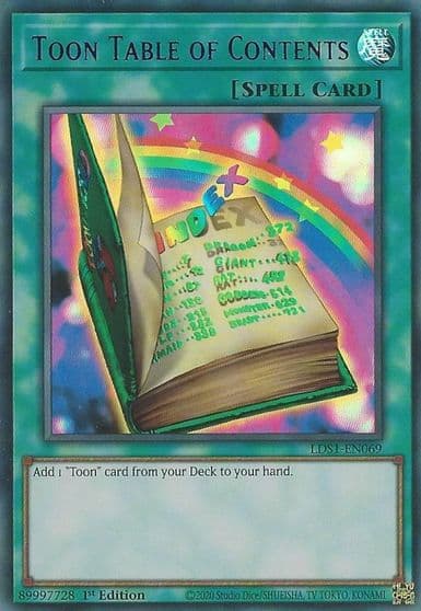 Toon Table of Contents Purple Legendary Duelists: Season 1 Yu-Gi-Oh! card