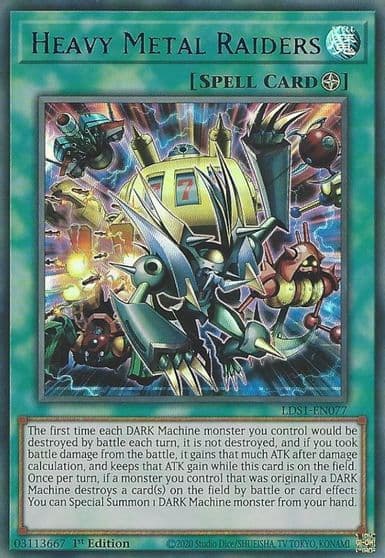 Heavy Metal Raiders Blue Legendary Duelists: Season 1 Yu-Gi-Oh! card