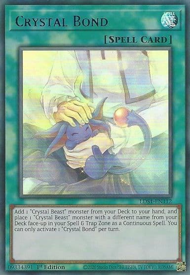 Crystal Bond Blue Legendary Duelists: Season 1 Yu-Gi-Oh! card