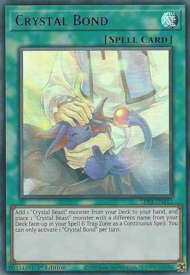 Crystal Bond Purple Legendary Duelists: Season 1 Yu-Gi-Oh! card