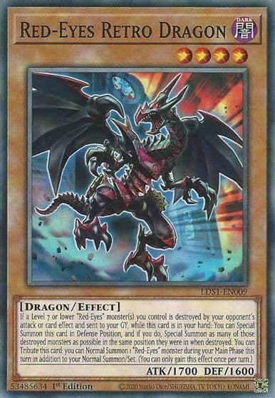 Red Eyes Retro Dragon Legendary Duelists: Season 1 Yu-Gi-Oh! card
