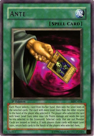 Ante Magician's Force Yu-Gi-Oh! card