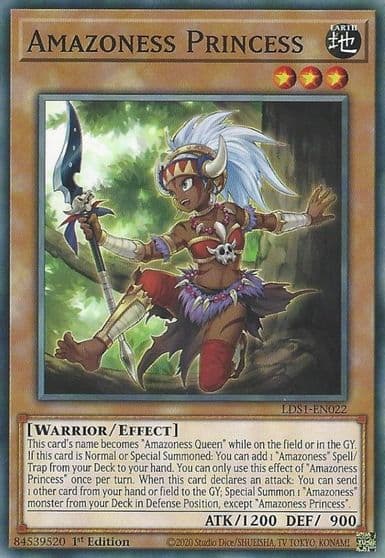 Amazoness Princess Legendary Duelists: Season 1 Yu-Gi-Oh! card
