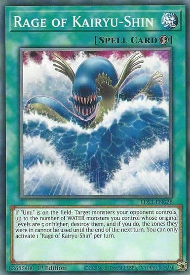 Rage of Kairyu Shin Legendary Duelists: Season 1 Yu-Gi-Oh! card