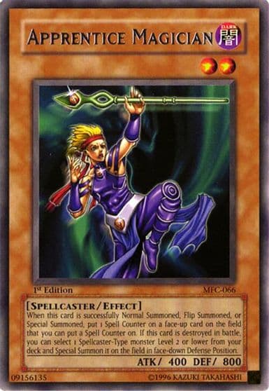 Apprentice Magician Magician's Force Yu-Gi-Oh! card