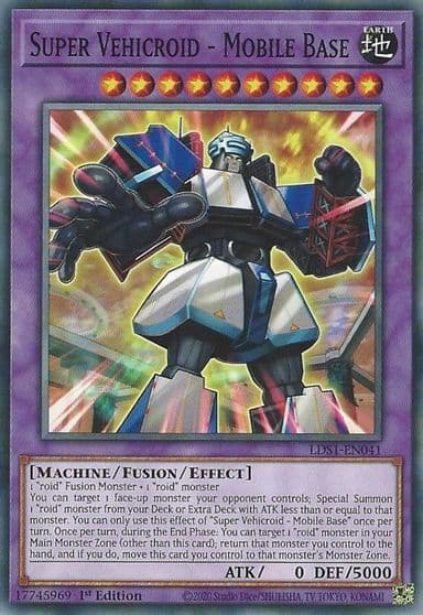 Super Vehicroid Mobile Base Legendary Duelists: Season 1 Yu-Gi-Oh! card