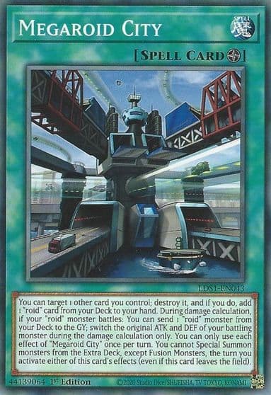 Megaroid City Legendary Duelists: Season 1 Yu-Gi-Oh! card