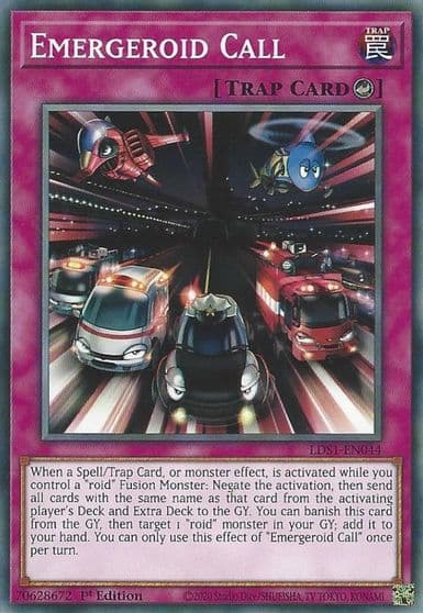 Emergeroid Call Legendary Duelists: Season 1 Yu-Gi-Oh! card