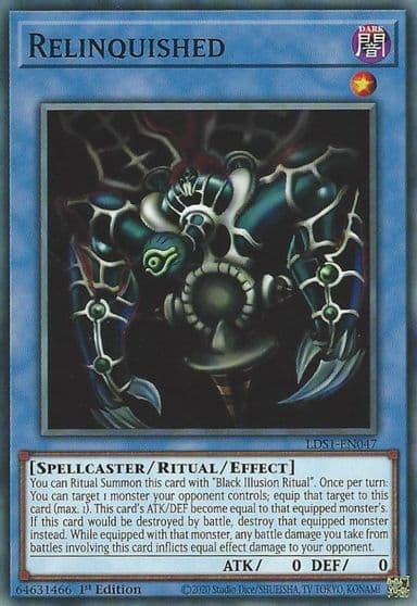 Relinquished Legendary Duelists: Season 1 Yu-Gi-Oh! card