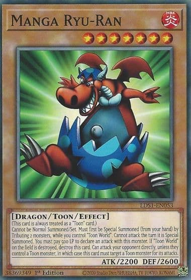 Manga Ryu Ran Legendary Duelists: Season 1 Yu-Gi-Oh! card