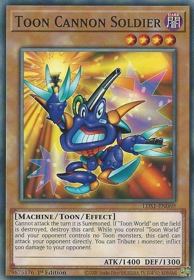 Toon Cannon Soldier Legendary Duelists: Season 1 Yu-Gi-Oh! card