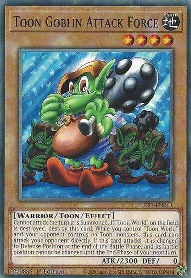 Toon Goblin Attack Force Legendary Duelists: Season 1 Yu-Gi-Oh! card