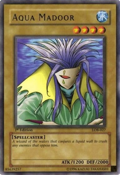 Aqua Madoor The Legend of Blue Eyes White Dragon Yu-Gi-Oh! card