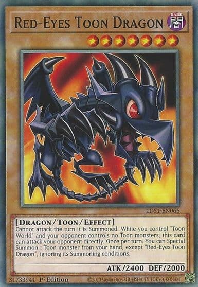 Red Eyes Toon Dragon Legendary Duelists: Season 1 Yu-Gi-Oh! card