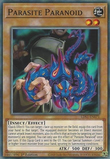 Parasite Paranoid Legendary Duelists: Season 1 Yu-Gi-Oh! card