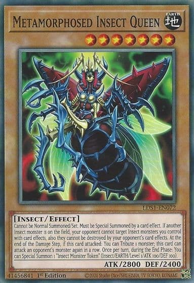 Metamorphosed Insect Queen Legendary Duelists: Season 1 Yu-Gi-Oh! card
