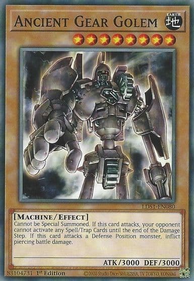 Ancient Gear Golem Legendary Duelists: Season 1 Yu-Gi-Oh! card