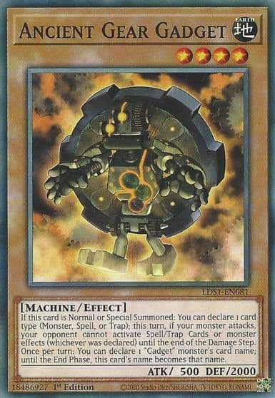 Ancient Gear Gadget Legendary Duelists: Season 1 Yu-Gi-Oh! card