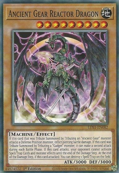 Ancient Gear Reactor Dragon Legendary Duelists: Season 1 Yu-Gi-Oh! card