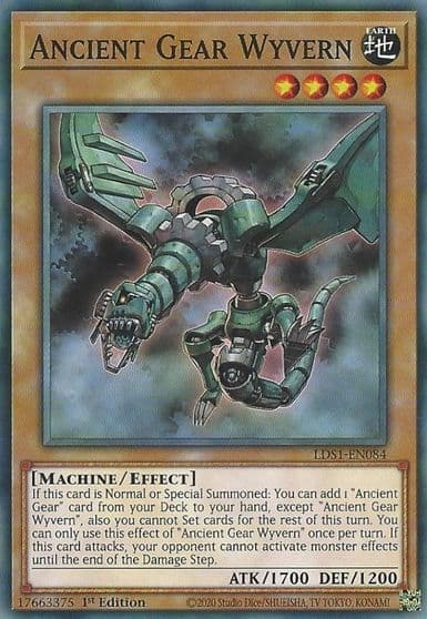 Ancient Gear Wyvern Legendary Duelists: Season 1 Yu-Gi-Oh! card