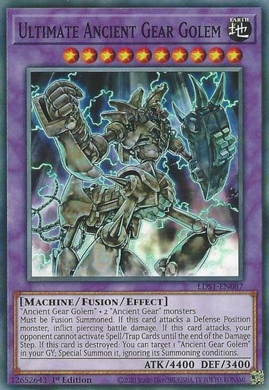 Ultimate Ancient Gear Golem Legendary Duelists: Season 1 Yu-Gi-Oh! card