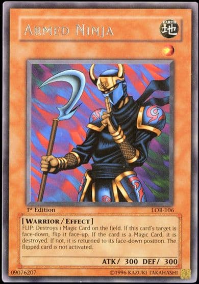 Armed Ninja The Legend of Blue Eyes White Dragon Yu-Gi-Oh! card