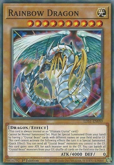 Rainbow Dragon Legendary Duelists: Season 1 Yu-Gi-Oh! card