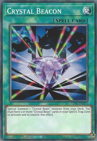 Crystal Beacon Legendary Duelists: Season 1 Yu-Gi-Oh! card