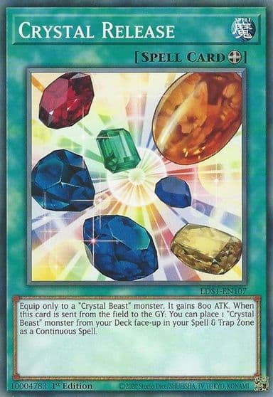 Crystal Release Legendary Duelists: Season 1 Yu-Gi-Oh! card