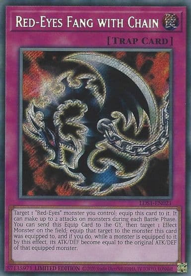 Red Eyes Fang with Chain Legendary Duelists: Season 1 Yu-Gi-Oh! card