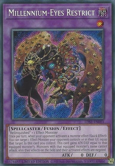 Millennium Eyes Restrict Legendary Duelists: Season 1 Yu-Gi-Oh! card