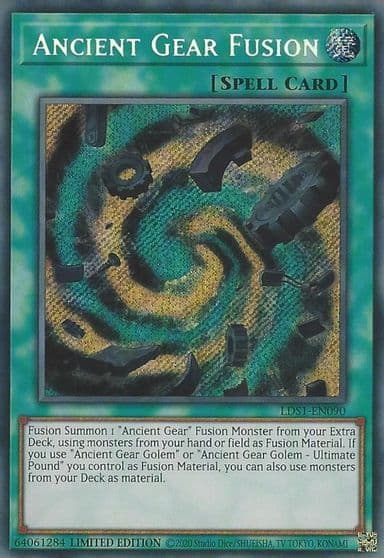 Ancient Gear Fusion Legendary Duelists: Season 1 Yu-Gi-Oh! card