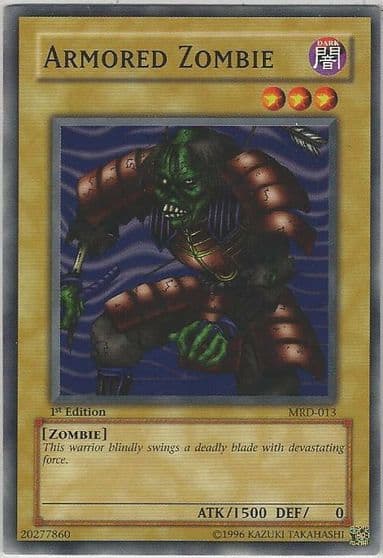 Armored Zombie Metal Raiders Yu-Gi-Oh! card